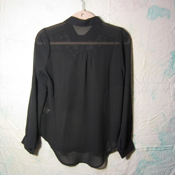 Sheer Button Up - Picture 3 of 5